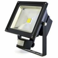 Lloytron L8513 Passive IR 30w LED Floodlight w/ Screw & Rawl Plugs - Black - New