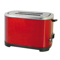 Lloytron 2-Slice Toaster, 700 Watt, Red Steel