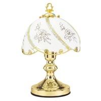 lloytron traditional touch table lamp brass