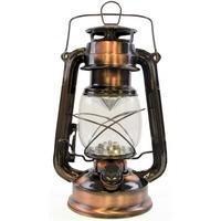 lloytron 15x led storm lamp lantern copper