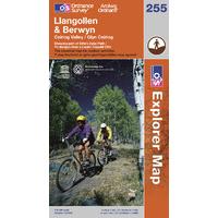 Llangollen & Berwyn - OS Explorer Active Map Sheet Number 255