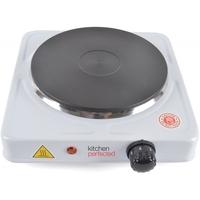 Lloytron KitchenPerfected 1500w Single Hotplate White UK Plug