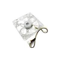 Lms Data 12cm Translucent Led Enhanced Pc Case Fan 4-pin/3-pin Orange Led