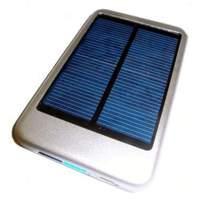 Lms Data Solar Powered Universal Powerbank Charger With Usb Port 5000mah Silver (pbk-sol-s)