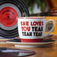 lm cup and saucer she loves you