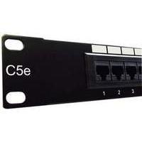 Lms Data 12 Port Cat5e Patch Panel For 10-inch Enclosure (ppan-12-10)