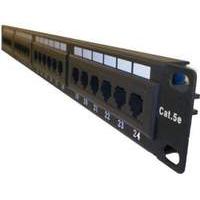 lms data 24 port patch panel utp cat5e ppan 24 lc