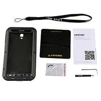 LOVE MEI Aviation Aluminum Alloy Case for Samsung Galaxy Note 3 - Black Transparent