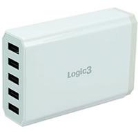 Logic3 Portable Travel Hi Power USB Smart Charger