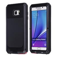 LOGROTATE Aluminum Waterproof Shockproof Gorilla Glass Case for Samsung Galaxy Note 5 (Assorted Color)