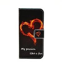 love fire lightning pattern painted pu phone case for iphone 7 7 plus  ...
