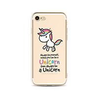 Lovely Unicorn TPU Soft Case Cover for apple iPhone 7 7 Plus iPhone 6 6 Plus iPhone 5 5C iPhone 4