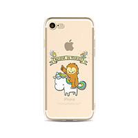 Lovely Unicorn TPU Soft Case Cover for apple iPhone 7 7 Plus iPhone 6 6 Plus iPhone 5 5C iPhone 4