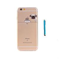 Lovely Dog Pattern Soft TPU Bumper Case for Apple iPhone 7 Plus 7 6s 6 Plus SE 5s 5 and Stylus