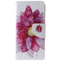 Lotus Flower Pattern PU Leather Full Body Case with Stand and Card Slot for HTC Desire 626