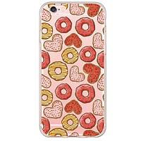 Love\'s Donuts Pattern Soft Ultra-thin TPU Back Cover For iPhone 6s Plus/6 Plus/6s/6/5s/5