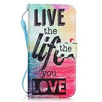 love life pattern material pu card holder leather for iphone 7 7 plus  ...