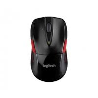 Logitech M525 RF Wireless Optical Black Red Ambidextrous