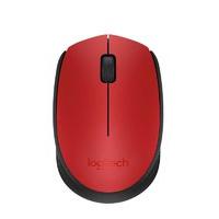 Logitech M171 - Mouse - Wireless - 2.4 Ghz - Usb Wireless Receiver - Black, Red