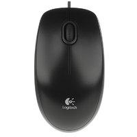 logitech b100 optical mouse black