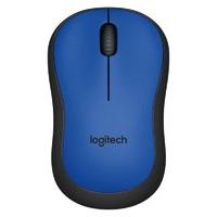 Logitech M220 Ambidextrous Wireless Silent Mouse (Optical Laser, USB for Windows/Mac/Chrome OS/Linux) - Blue/Black