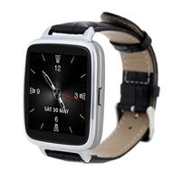 Lonfine Bluetooth 4.0 Smart Watch Genuine Leather Starp Sync Call Music for iPhone 6 6S Samsung HTC IOS Android Smartphone Pedometer Heart Rate