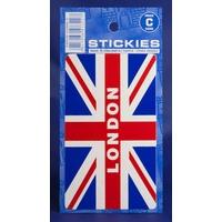 London Union Jack Flag Sticker