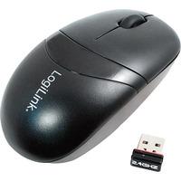 LogiLink® ID0069 Mouse Optical Wireless 2.4 GHz With 3 Buttons - Black
