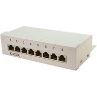 LogiLink® NP0038 Patch Panel Desktop CAT5e 8-Port Shielded