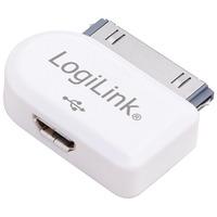 LogiLink® AA0019 Apple Dock Adaptor to Micro USB for iPad, iPhone, ...