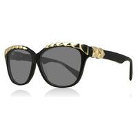 london retro belles sunglasses shiny black belles 57mm