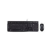 Logitech MK120 Desktop Corded Thin Profile Keyboard and 1000dpi Optical Mouse (Black) - English