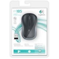 Logitech M185 Wireless USB Mouse (Swift Grey)