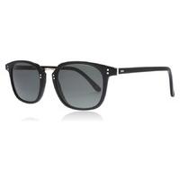 london retro finsbury sunglasses black blk 47mm