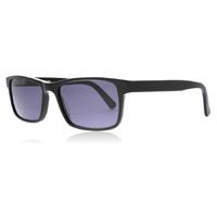 london retro bank sunglasses black blk 55mm