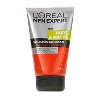 loral men expert pure and matte volcano red foam 100ml