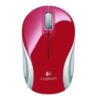 logitech m187 red wireless mini mouse