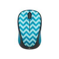 logitech m238 wireless mouse teal chevron