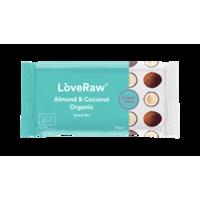 LoveRaw Org Snack Bar Almond & Coconut 45g