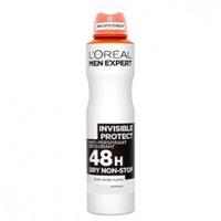 LOreal Paris Men Expert Invisible Protect Anti-Perspirant Deodorant 48H Dry Non-Stop 250ml