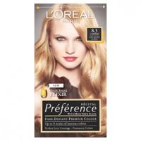 LOreal Paris Recital Preference Permanent Colour 8.3 Cannes Soft Golden Blonde
