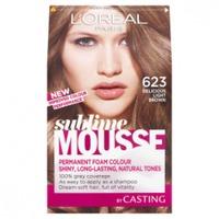 LOreal Paris Sublime Mousse Permanent Foam Colour 623 Delicious Light Brown