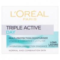 loreal paris triple active day multi protection moisturiser 50ml