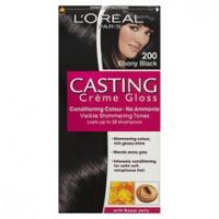loreal paris casting crme gloss conditioning colour 200 ebony black