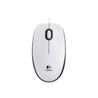 Logitech M100 White USB Optical Wired Mouse