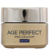 loreal paris anti ageing age perfect pro calcium night cream 50ml