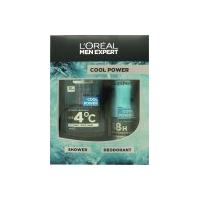 L\'Oreal Paris Men Expert Cool Power Gift Set 300ml Shower Gel + 150ml Anti-Perspirant Spray