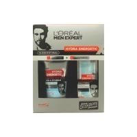 L\'Oreal Men Expert Hydra Energetic Barber Shop Gift Set 150ml Face Wash + 50ml Moisturising Gel