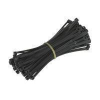 long black cable ties 100 pack