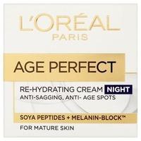 loreal paris age perfect re hydrating night cream 50ml